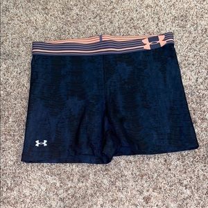 under armor blue camo spandex